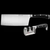 Classic Ikon 2-Piece Chinese Chef's Knife and Sharpener Set