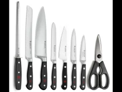 Classic 9-Piece Knife Block Set, Acacia