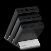 9-Slot Black Knife Block