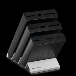 9-Slot Black Knife Block